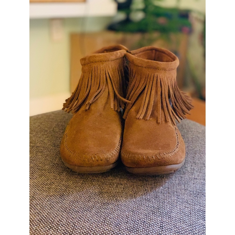 Minnetonka Fringe Boots
